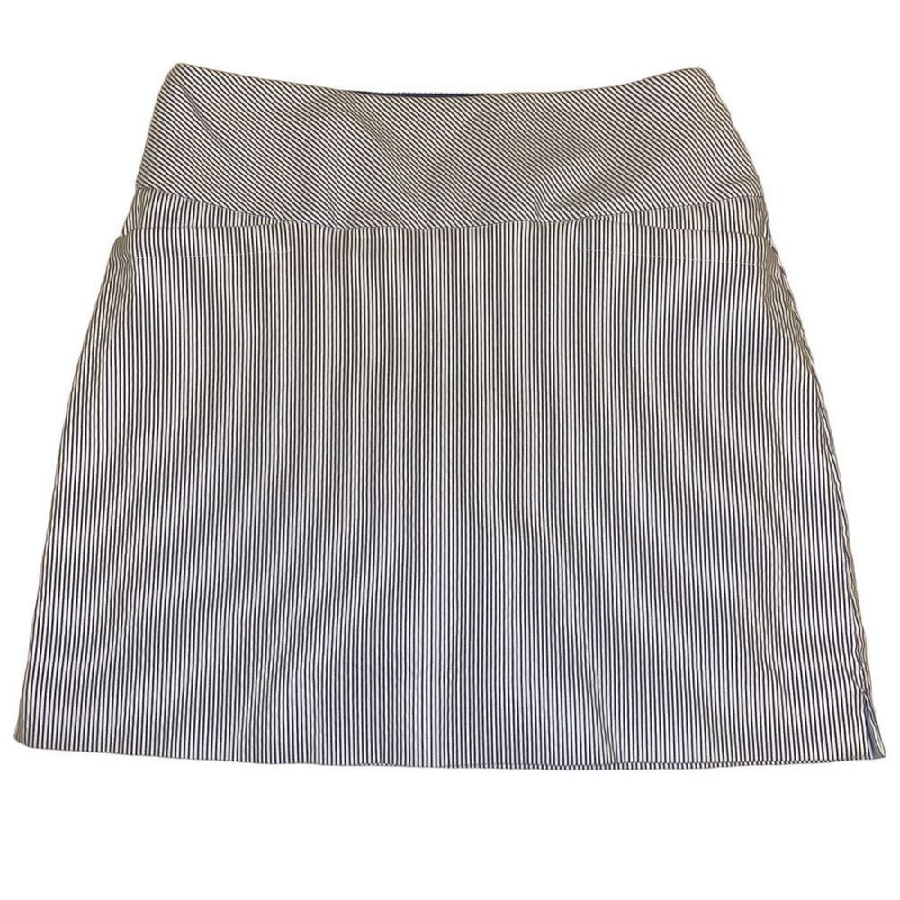 S.C. & Co. Periwinkle and‎ White Seersucker Golf Athletic Skort Size M